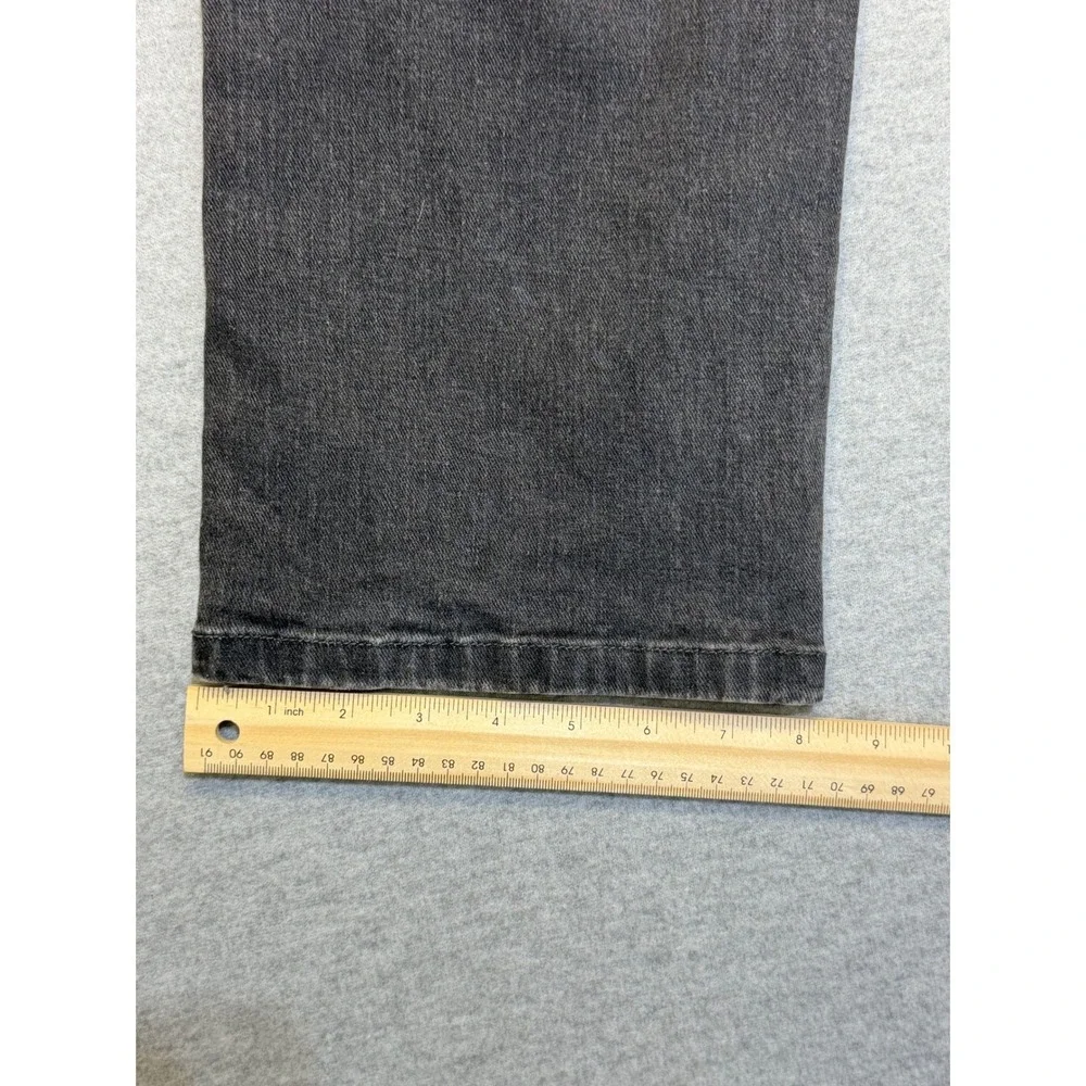 Hackett‎ London Tailored Fit Black Straight Leg Jeans Mens Size 34 Gray Denim